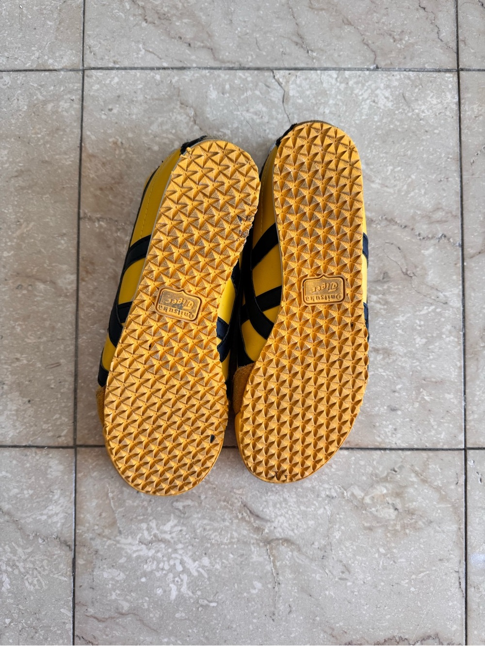 Onitsuka Tiger Yellow Mexico 66 Style Sneakers - Picture 3 of 5